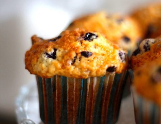 muffins de mirtilos