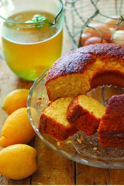bolo de limão e gengibre