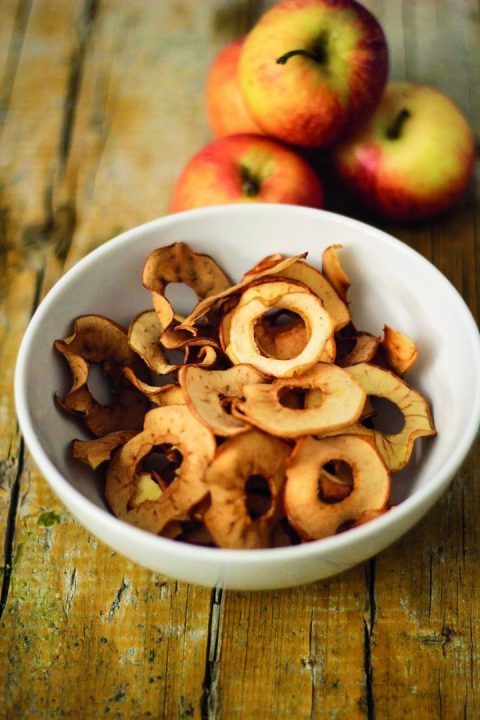chips de maçã