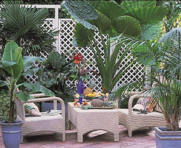 decoração de terraço