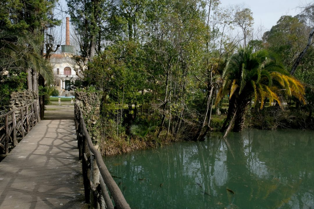 Quadro Ponte Jardim Japonês Arco Parque Jogo 2 Peças