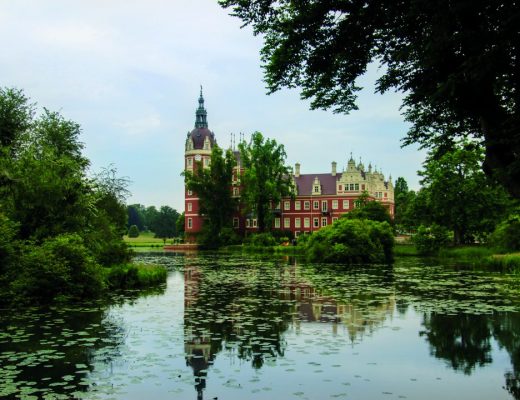 O Palácio Novo (Neues Schloss) do Muskauer Park