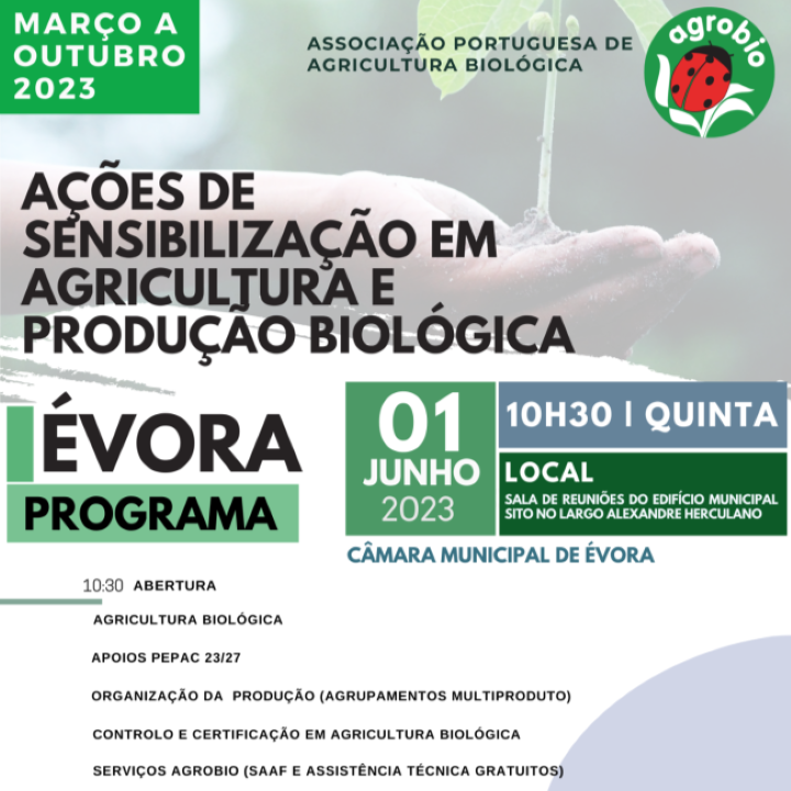 Ação de Sensibilização em Agricultura e Produção Biológica