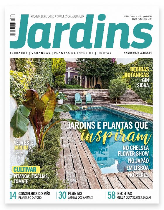capa revista jardins agosto 2023