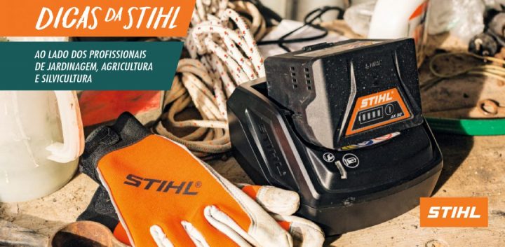 dicas da stihl: carregador litio