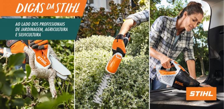 dicas da stihl: máquinas ideiais para jardineiros amadores