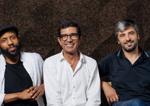 diretor criativo da Gencork, Arquiteto Brimet Silva(esq), diretor criativo da Blackcork Toni Grilo (dir), paulo estrada (centro)