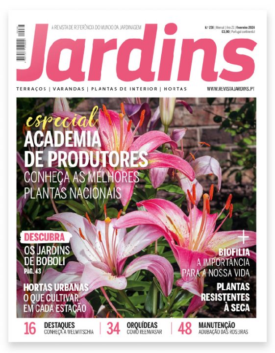 cada da revista jardins de fevereiro de 2024