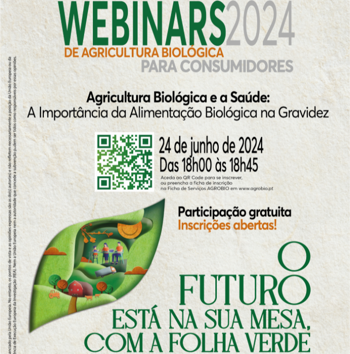 Cartaz do webinar agrobio