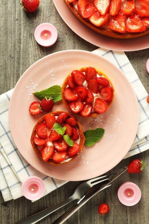 Mini tarte de morango