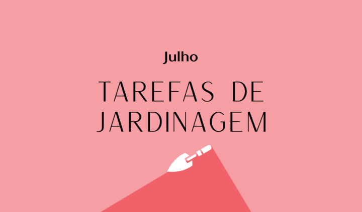 capa das tarefas de jardinagem para julho