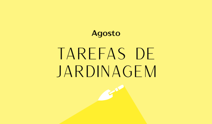 tarefas de jardinagem agosto