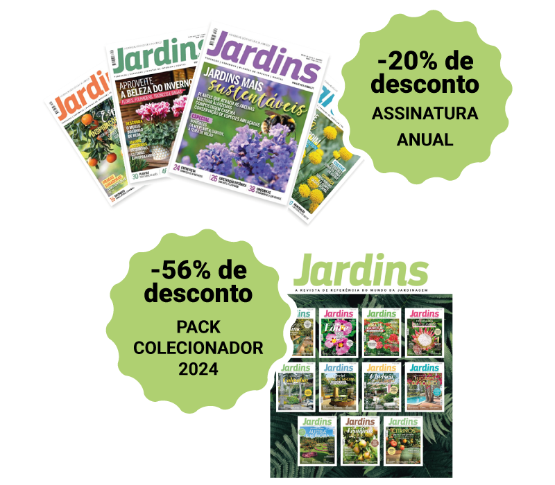 Até 56% de Desconto na compra da sua Revista Jardins!
