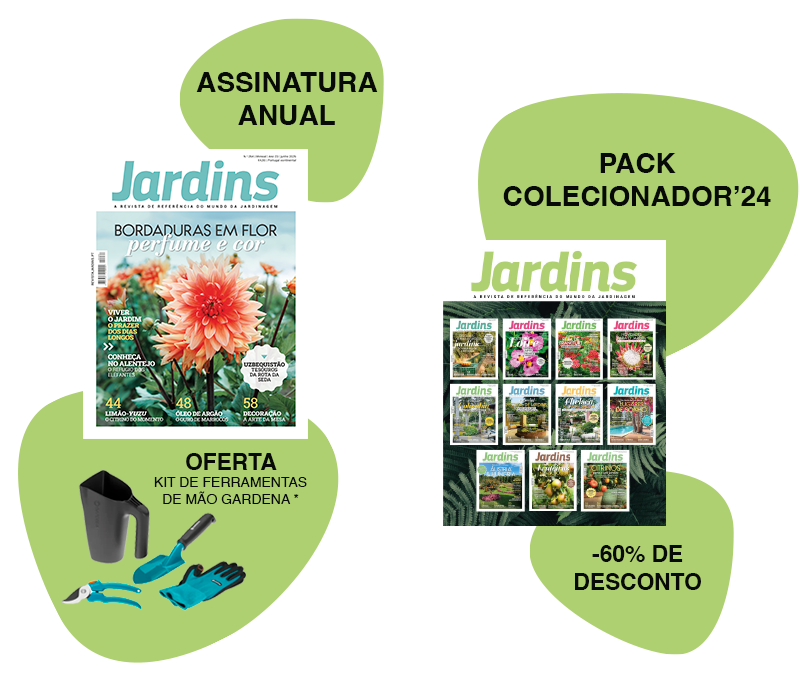 Até 60% de Desconto na compra da sua Revista Jardins!