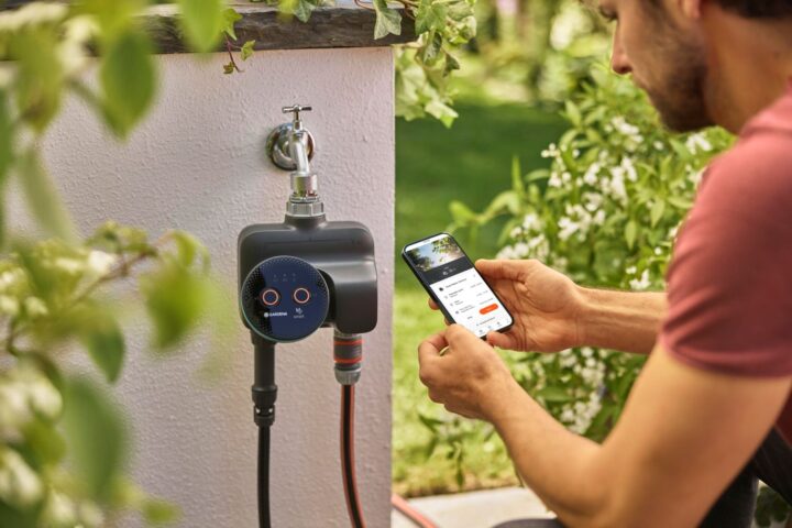 programador de rega da Gardena