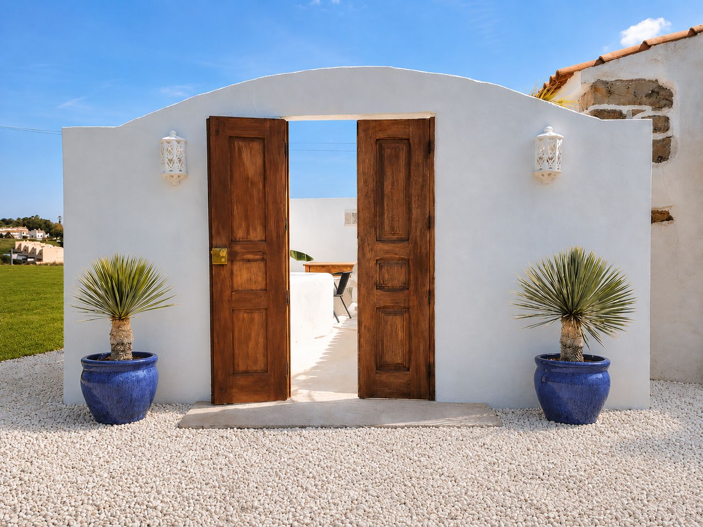 entrada de casa com estilo tropical