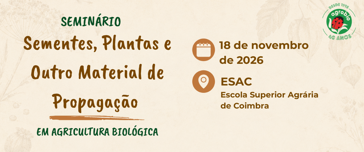cartaz do seminário de propagação da agrobio
